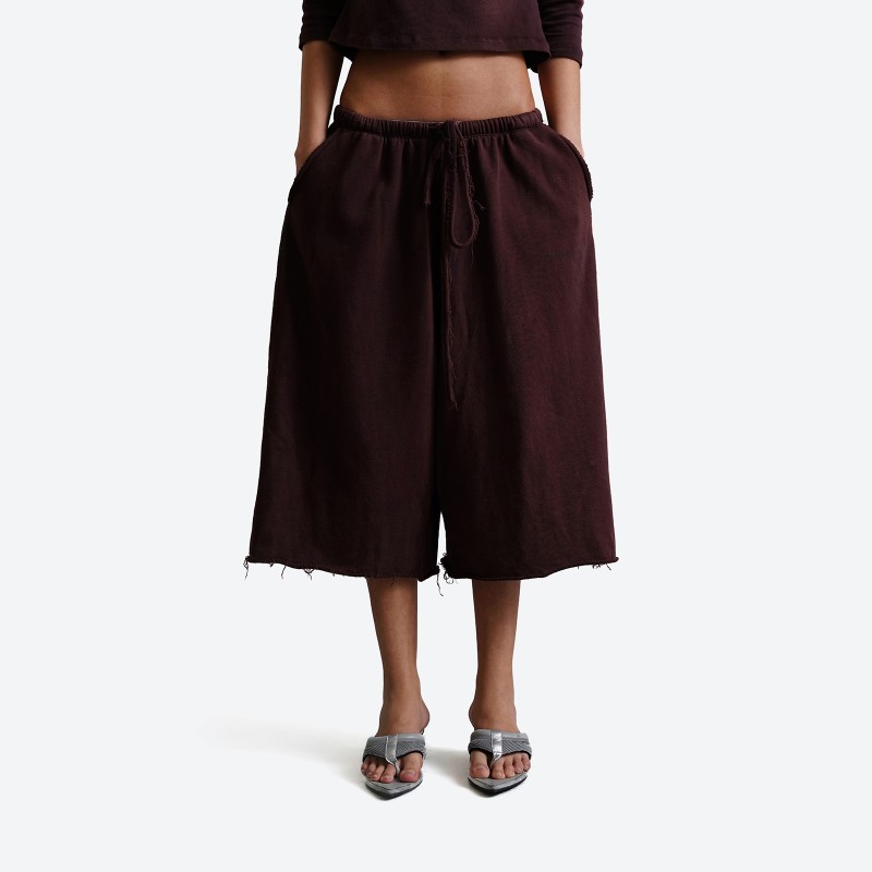 Cropped Washed Sweatpants